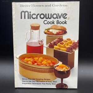 Vintage Better Homes & Gardens Microwave Cookbook
